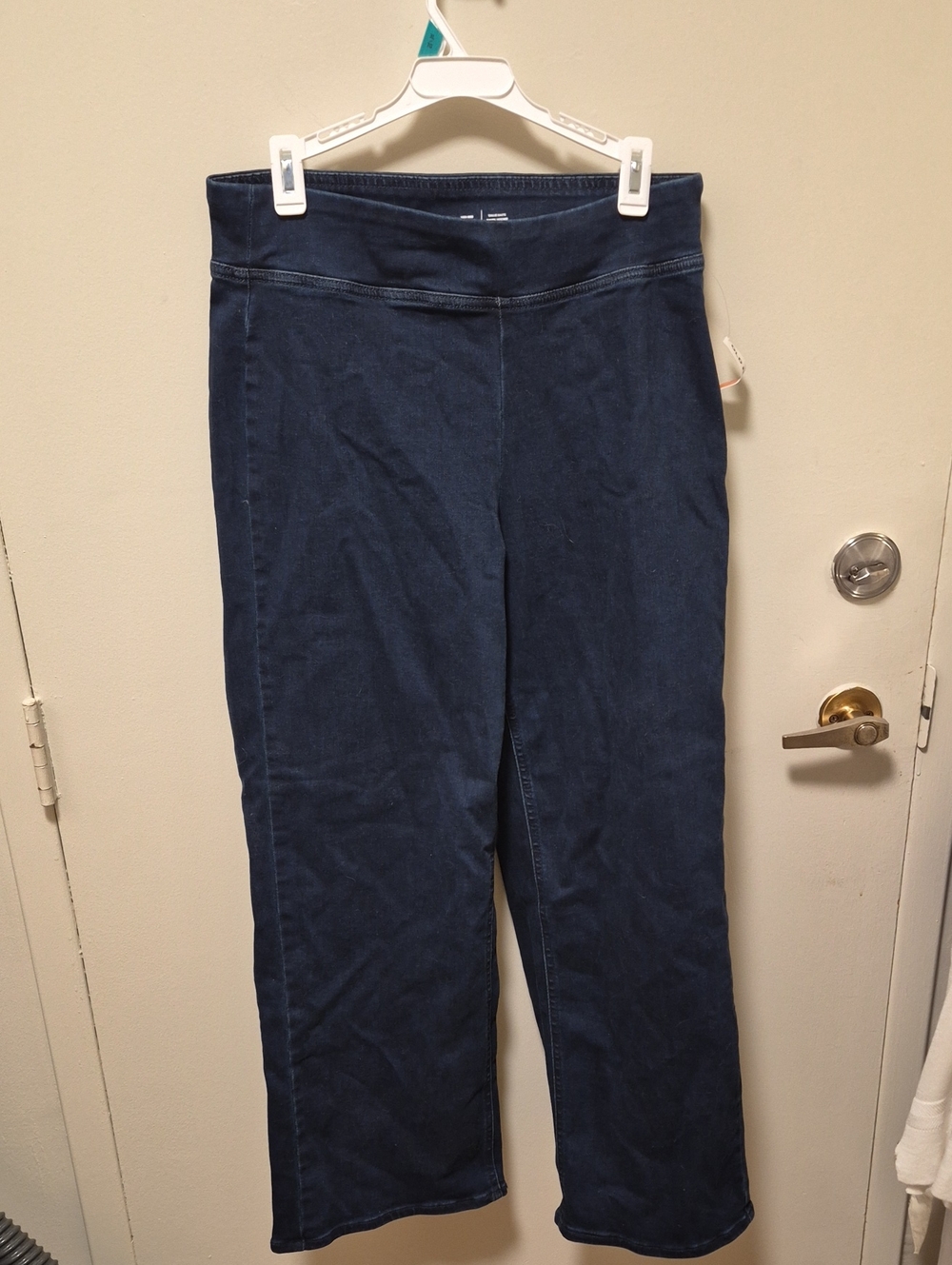 Old Navy Dark Navy Wide-Leg Pull-On Pants